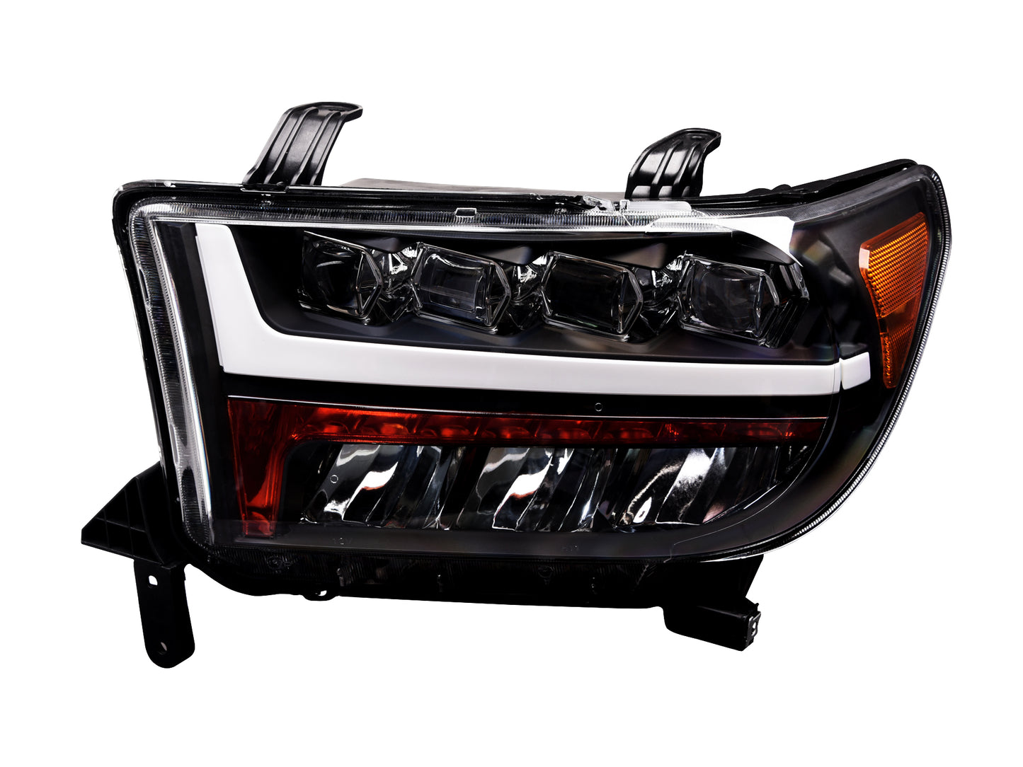 Alpha Owls 2007-2013 Toyota Tundra / 2008-2015 Toyota Sequoia Quad Pro LED Headlight - Black Housing
