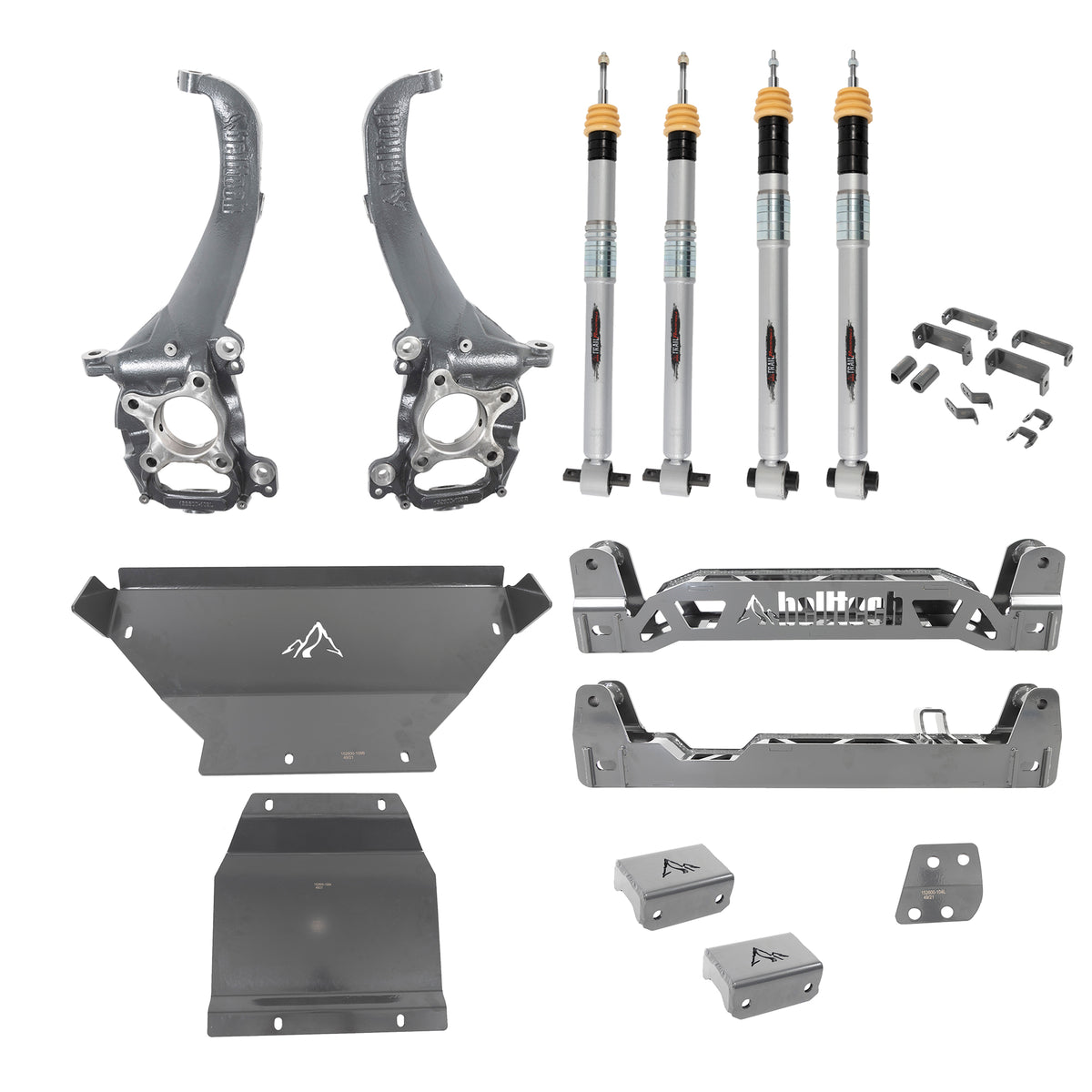 BELLTECH 152600TP LIFT KIT 4-7.5IN. LIFT KIT INC. FRONT AND REAR TRAIL PERFORMANCE STRUTS 2021+ FORD BRONCO 4WD W/ HOSS 1.0 SUSPENSION