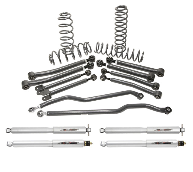 BELLTECH 153201TP LIFT KIT 4 In. Lift Kit Inc. Front And Rear Trail Performance Struts/Shocks 2007-2017 Wrangler Rubicon Unlimited JK 4dr 4 In. Lift