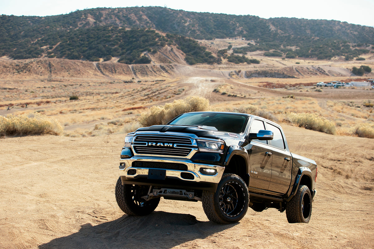 BELLTECH 153712HK LIFT KIT 6-8IN. LIFT KIT INC. FRONT AND REAR TRAIL PERFORMANCE COILOVERS/SHOCKS 2019-2023 RAM 1500 4WD (ALL CABS) 6-8IN. LIFT