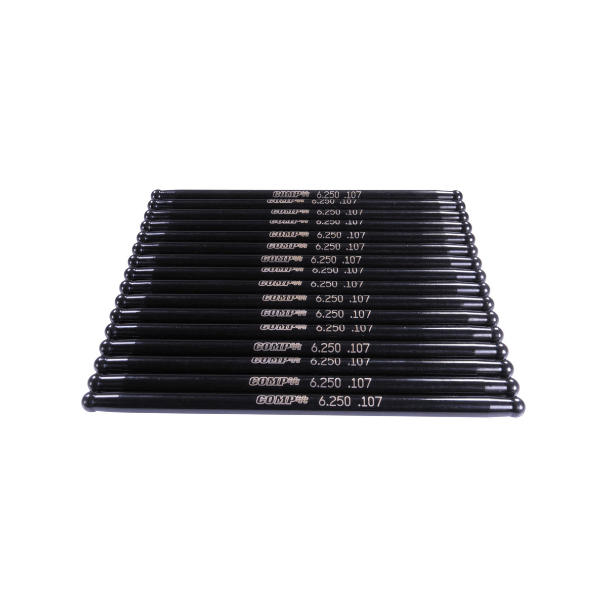 Comp Cams Xtreme Race G2 Pushrod  6.250 Inch Length  0.3125 Diameter  210 Radius  0.107 Wall  Set Of 16