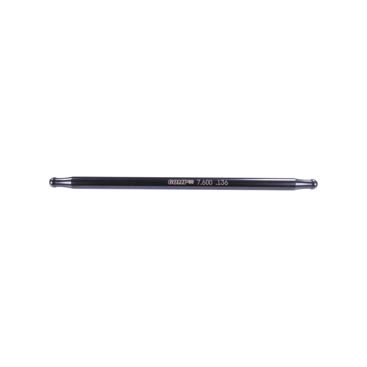 Comp Cams Xtreme Race G2 Pushrod  7.600 Inch Length  0.375 Diameter  210 Radius  0.136 Wall  Single
