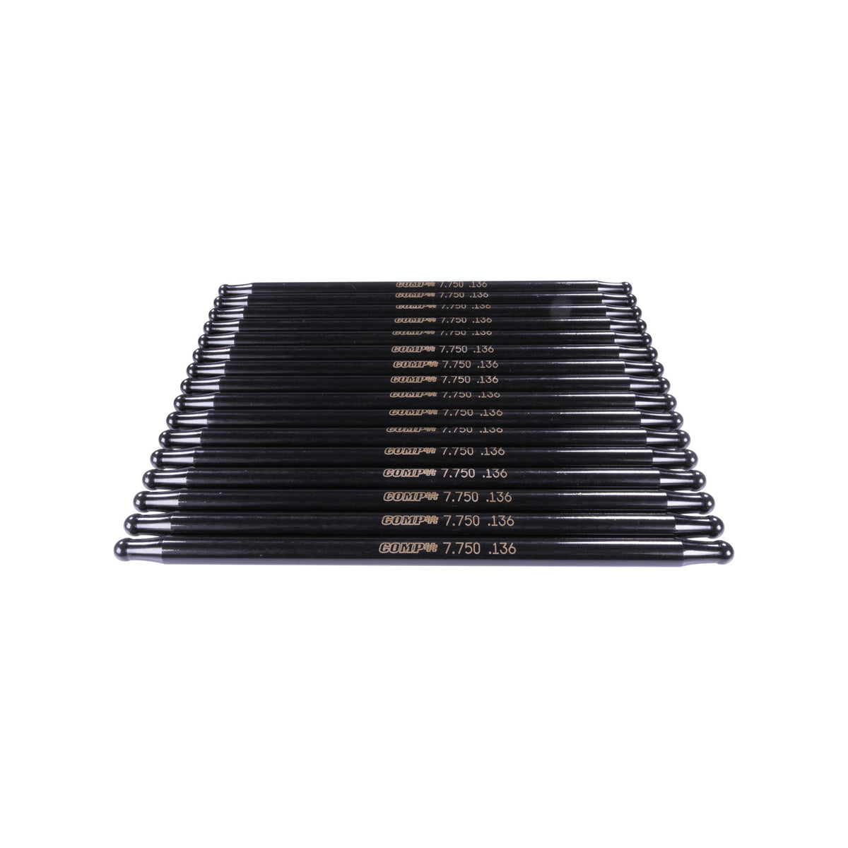 Comp Cams Xtreme Race G2 Pushrod  7.750 Inch Length  0.375 Diameter  210 Radius  0.136 Wall  Set Of 16