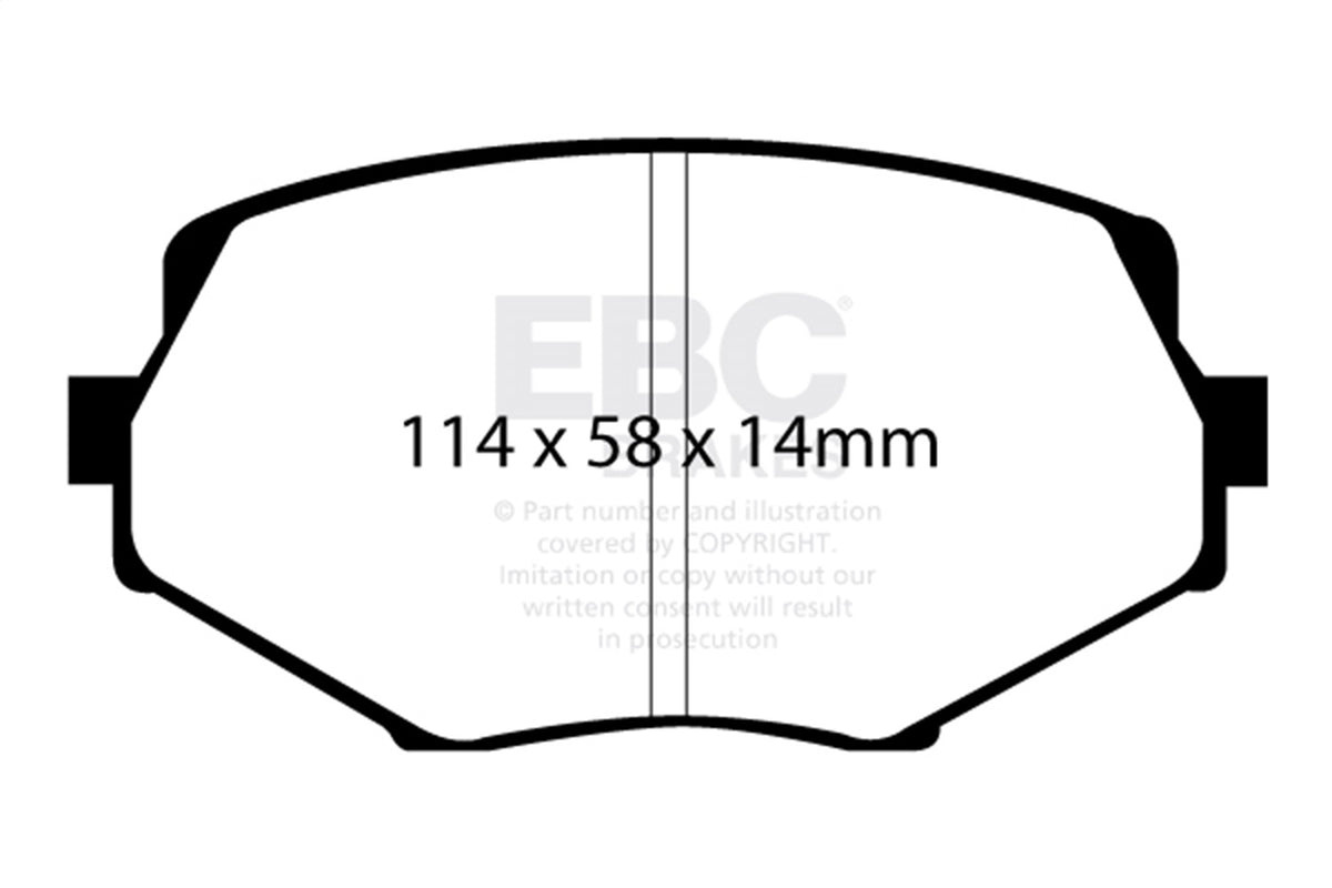 EBC Brakes - Bluestuff NDX Full Race Brake Pads - DP51002NDX