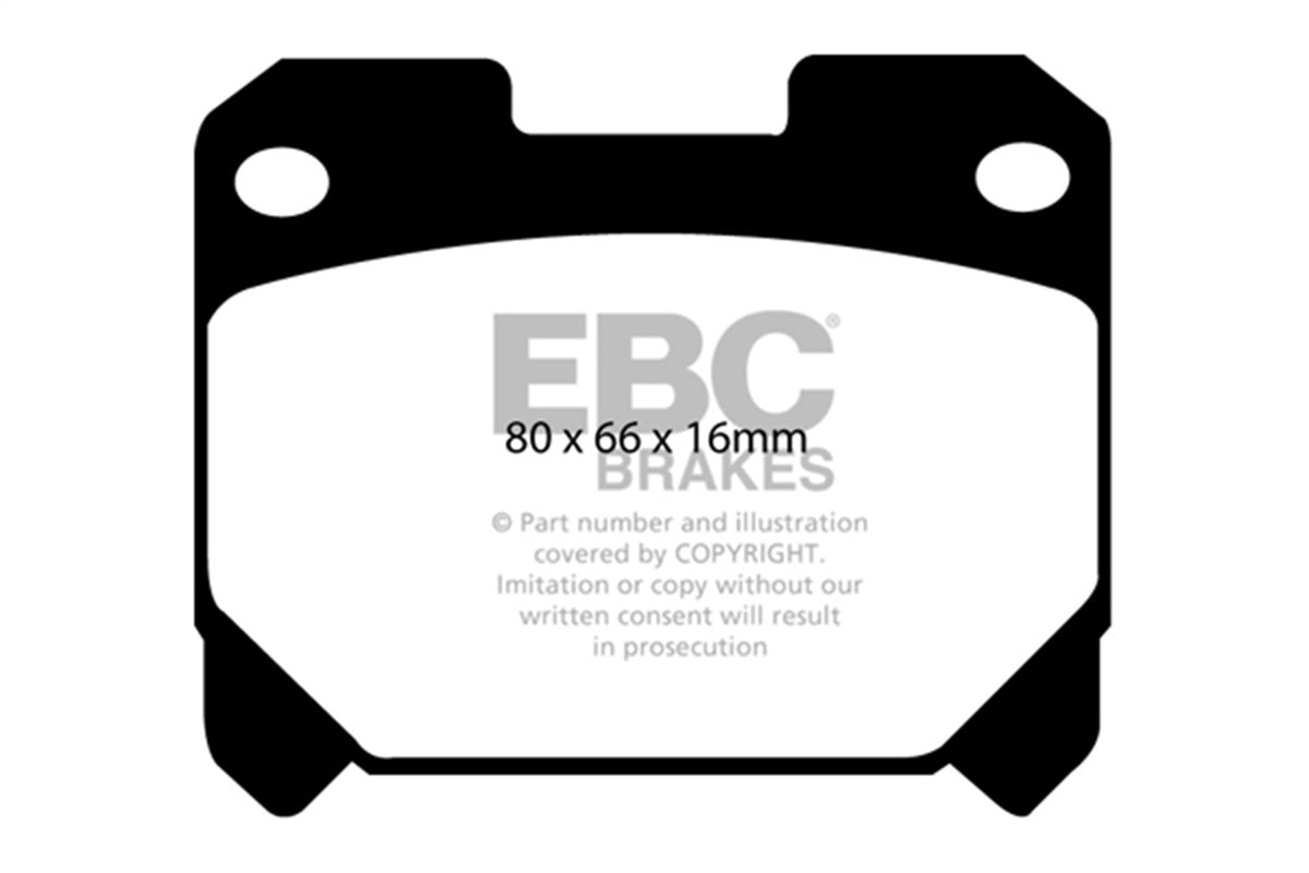 EBC Brakes - Redstuff Ceramic Low Dust Brake Pads - DP31005C