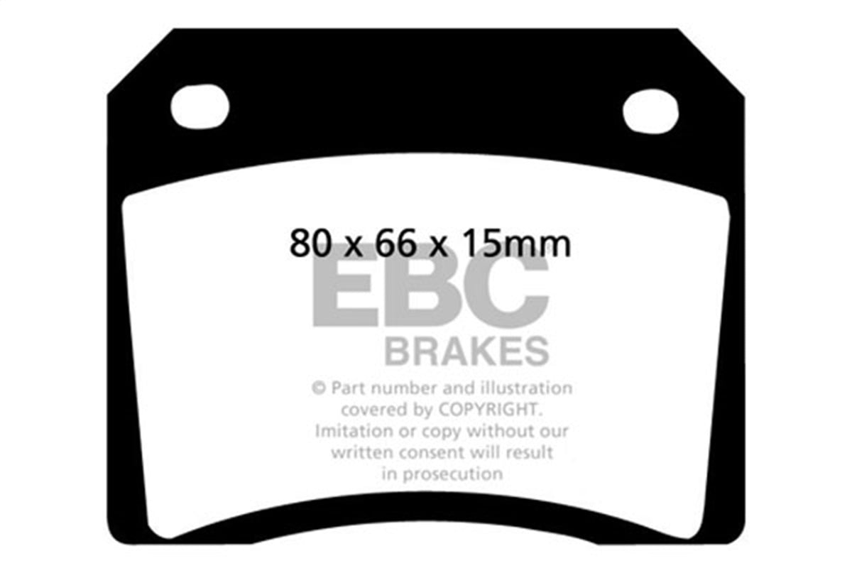 EBC Brakes - Greenstuff 2000 Series Sport Brake Pads - DP2101