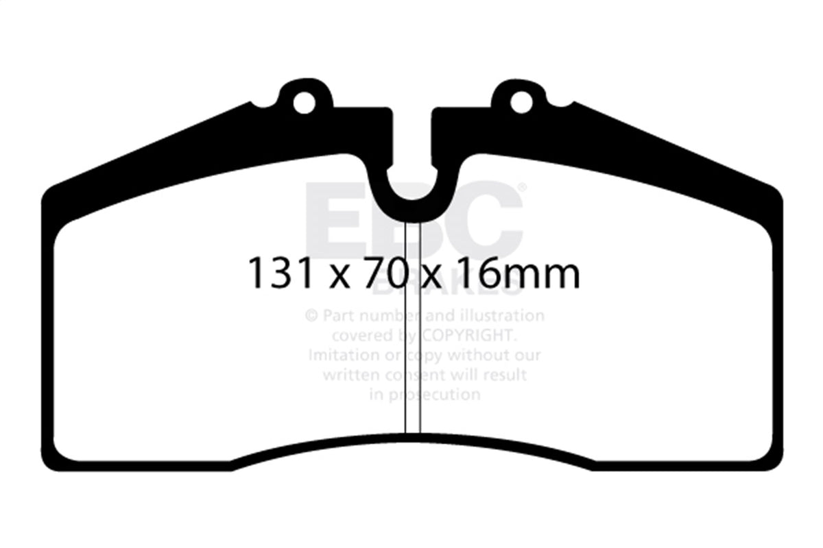 EBC Brakes - Yellowstuff Street And Track Brake Pads - DP41014R