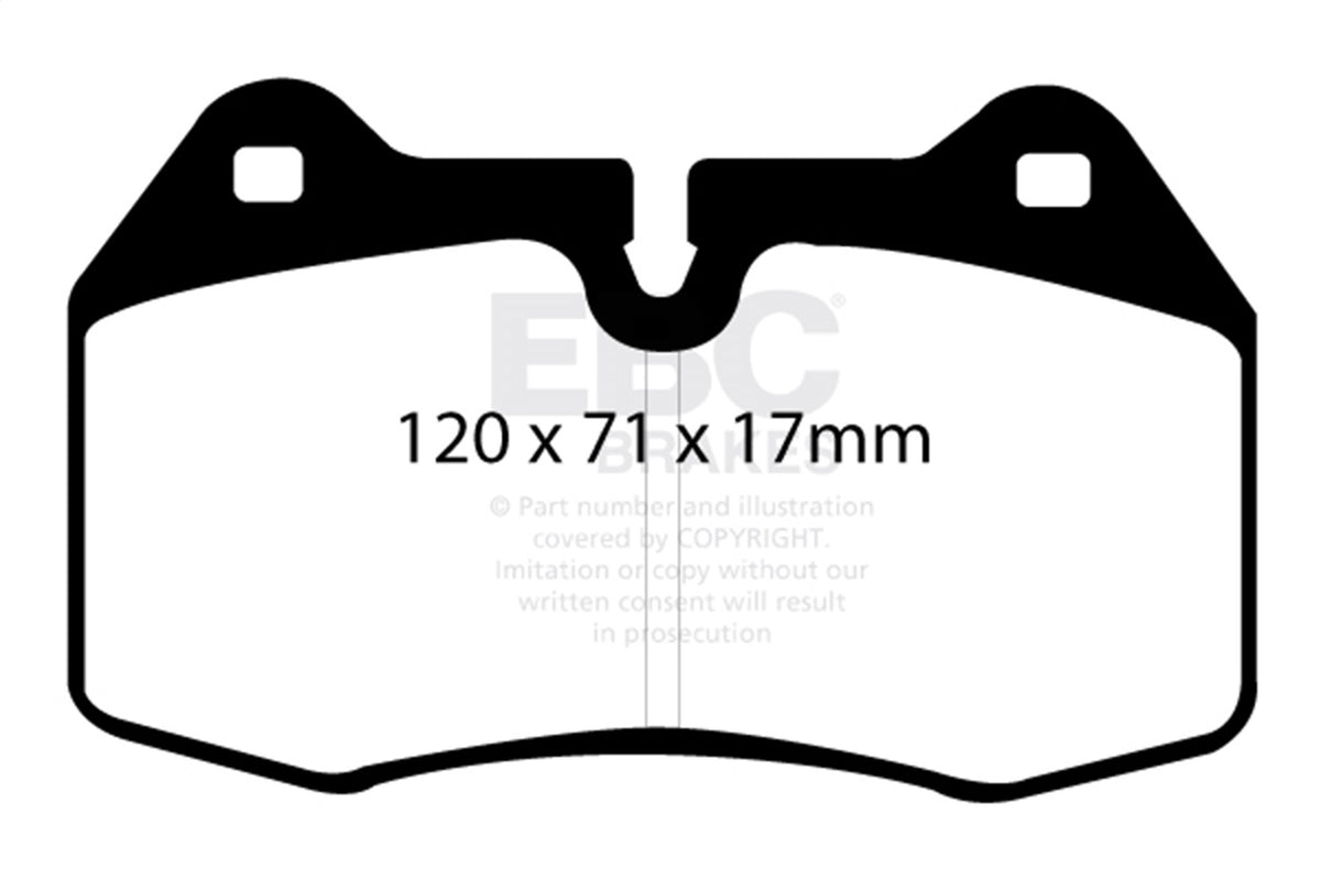 EBC Brakes - Greenstuff 2000 Series Sport Brake Pads - DP21032