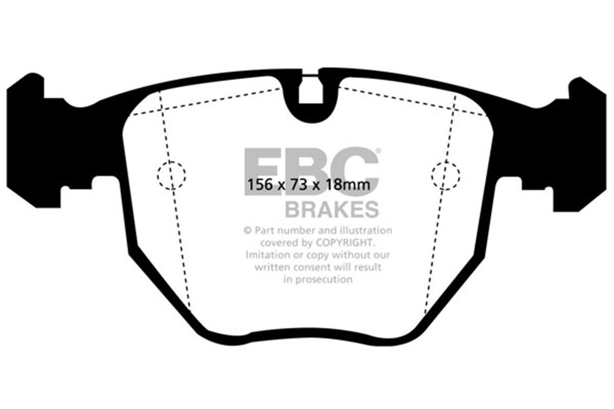 EBC Brakes - Greenstuff 2000 Series Sport Brake Pads - DP21036