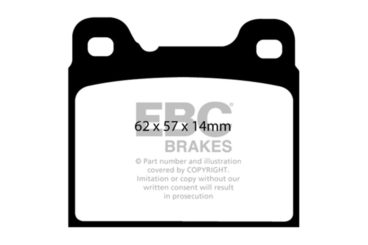 EBC Brakes - Redstuff Ceramic Low Dust Brake Pads - DP31043C