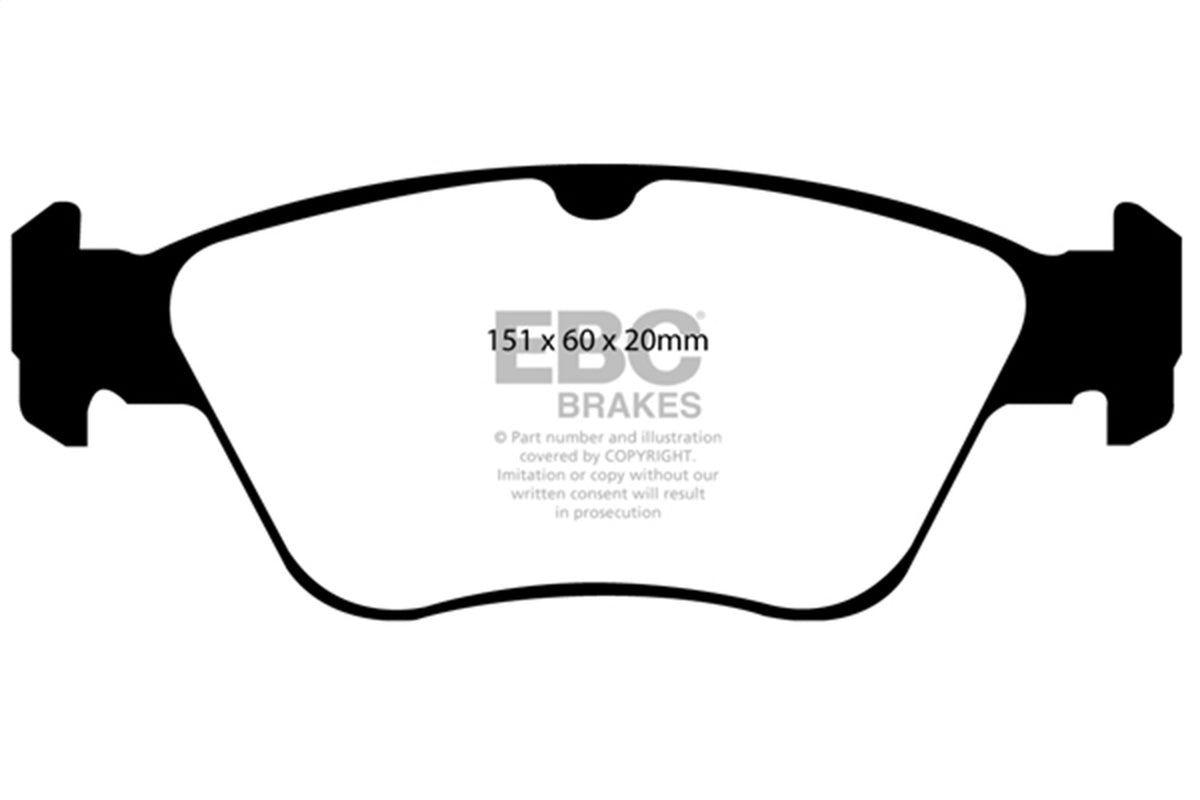 EBC Brakes - Greenstuff 2000 Series Sport Brake Pads - DP21055