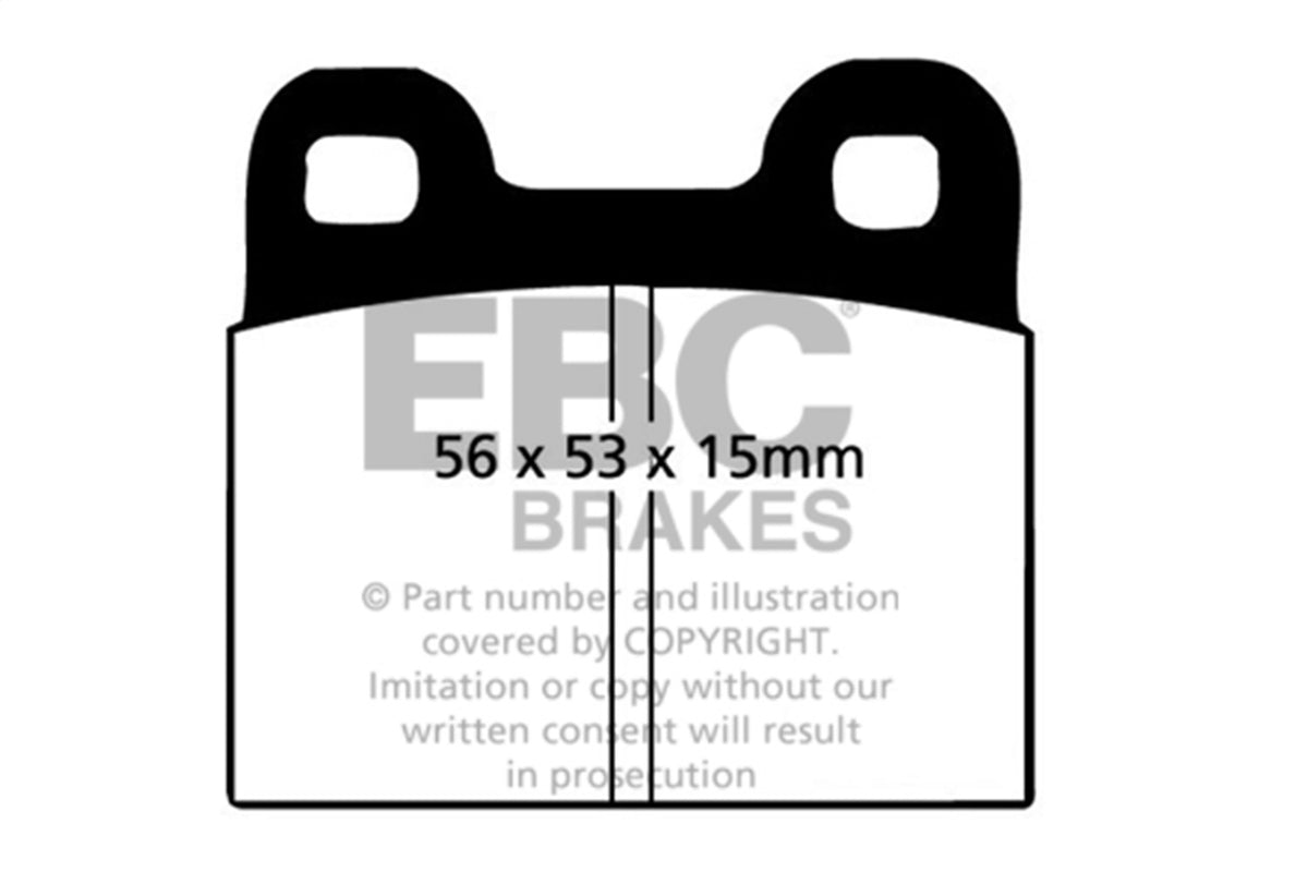 EBC Brakes - Yellowstuff Street And Track Brake Pads - DP4105R