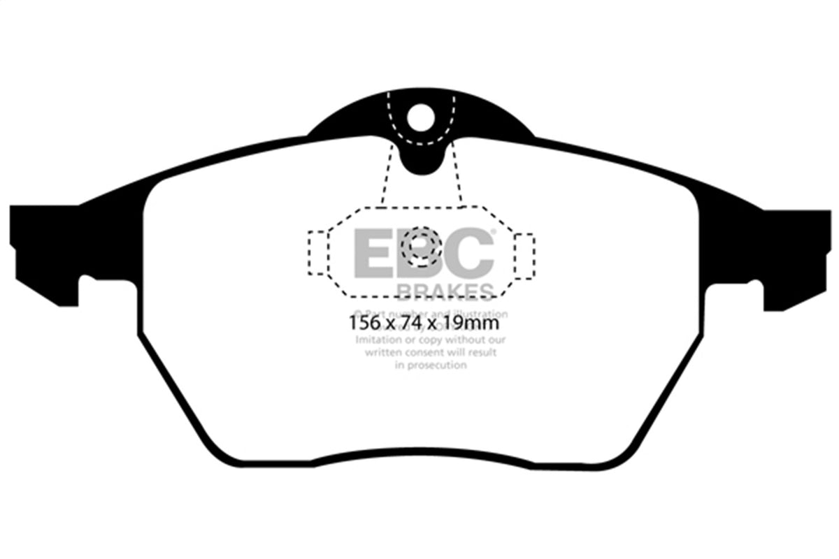 EBC Brakes - Redstuff Ceramic Low Dust Brake Pads - DP31062C