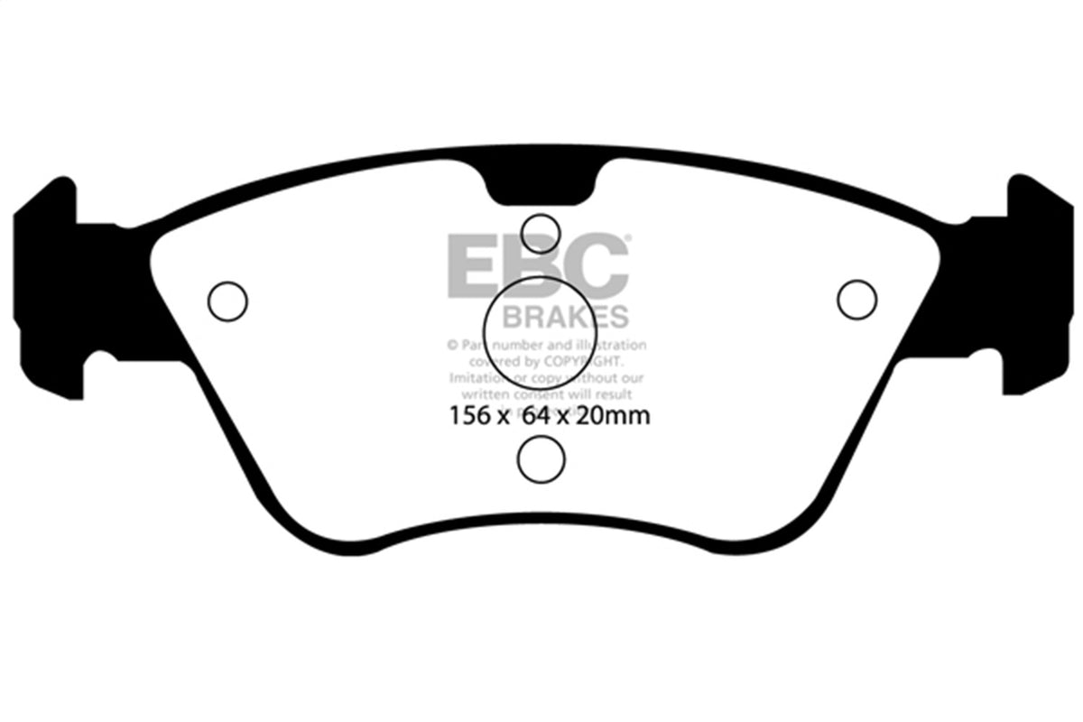 EBC Brakes - Greenstuff 2000 Series Sport Brake Pads - DP21075