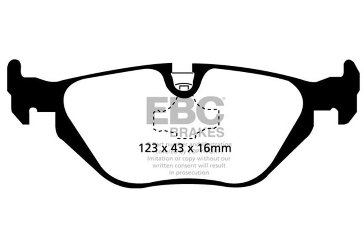 EBC Brakes - Redstuff Ceramic Low Dust Brake Pads - DP31079C