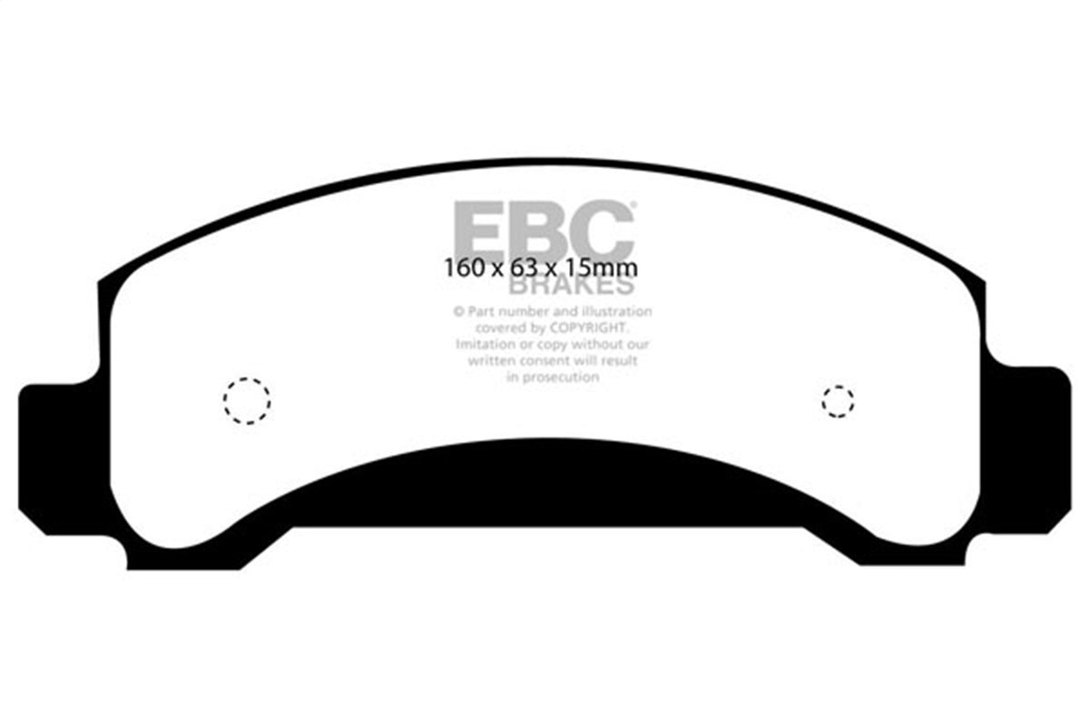 EBC Brakes - 6000 Series Greenstuff Truck/SUV Brakes Disc Pads - DP61085