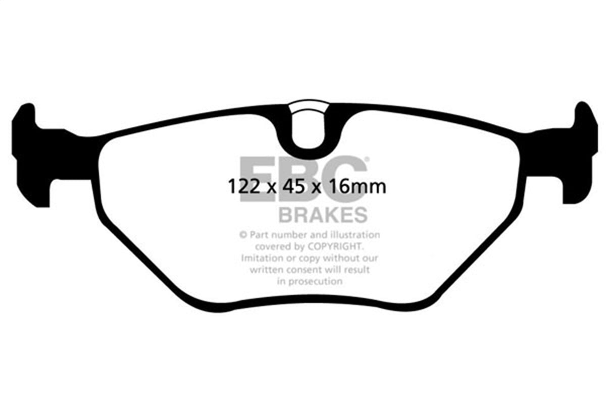 EBC Brakes - Redstuff Ceramic Low Dust Brake Pads - DP31091C