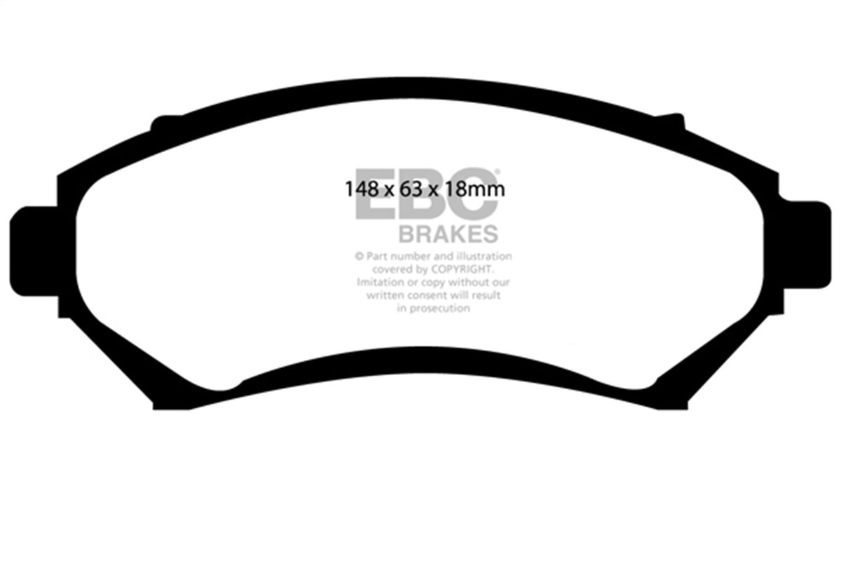 EBC Brakes - Ultimax OEM Replacement Brake Pads - UD699