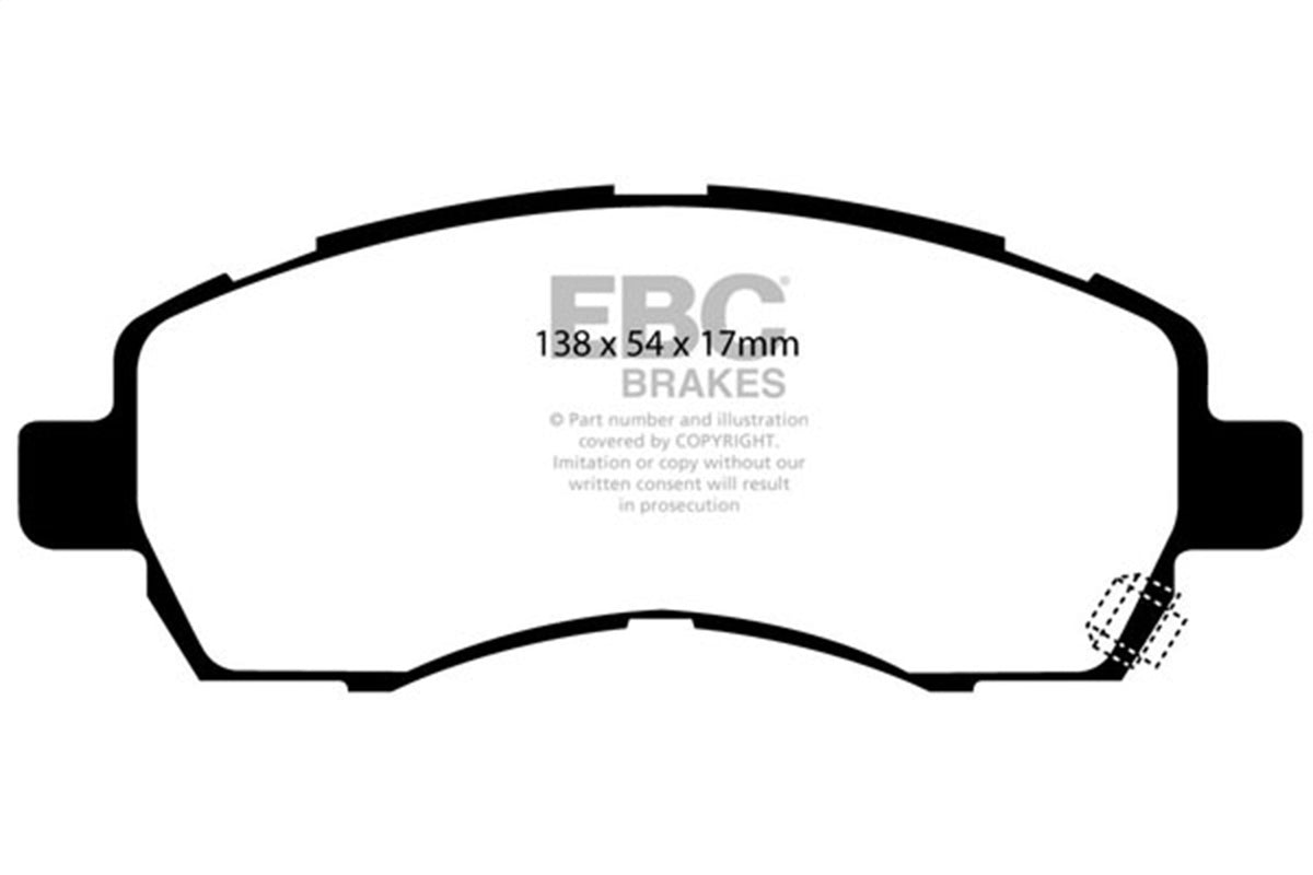 EBC Brakes - Ultimax OEM Replacement Brake Pads - UD722