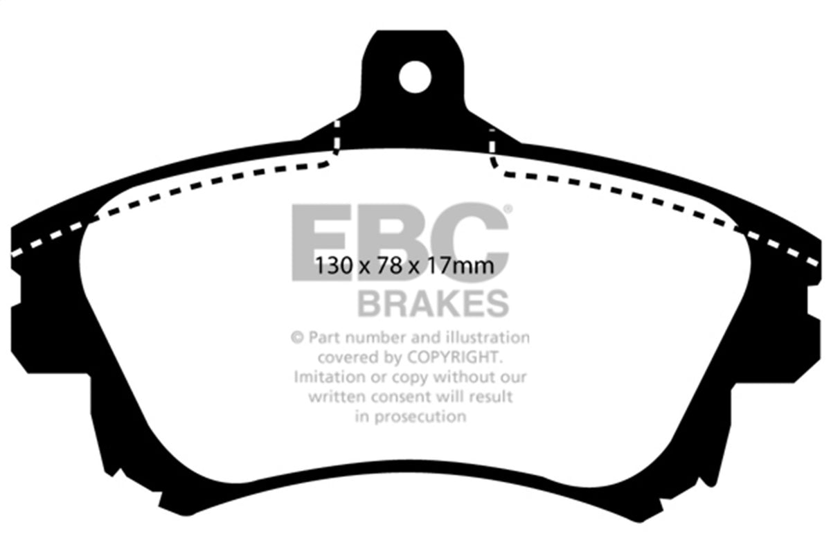 EBC Brakes - Ultimax OEM Replacement Brake Pads - UD837