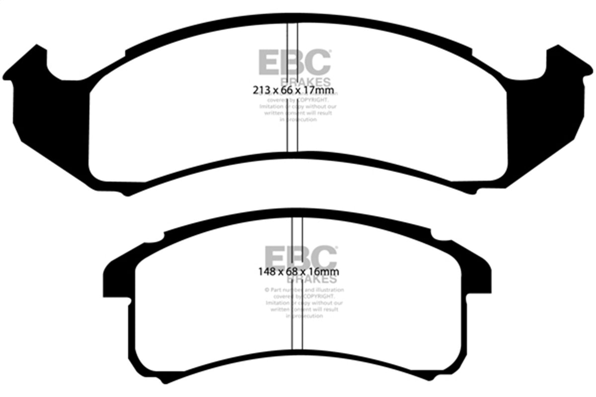 EBC Brakes - Yellowstuff Street And Track Brake Pads - DP41142R