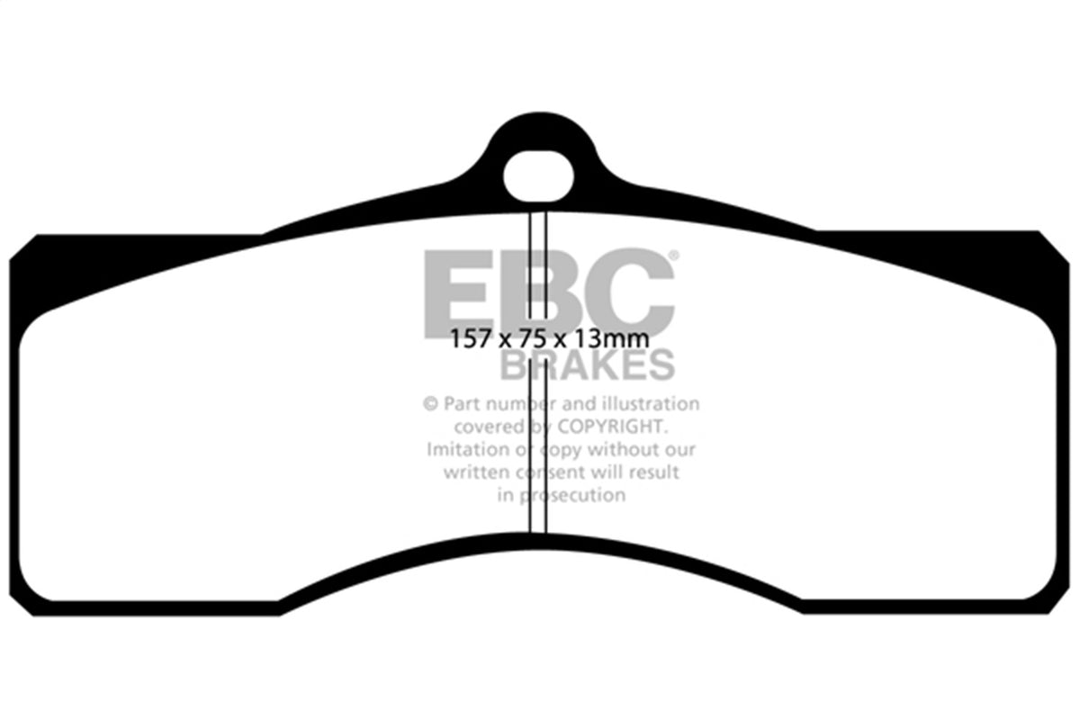 EBC Brakes - Redstuff Ceramic Low Dust Brake Pads - DP31155C