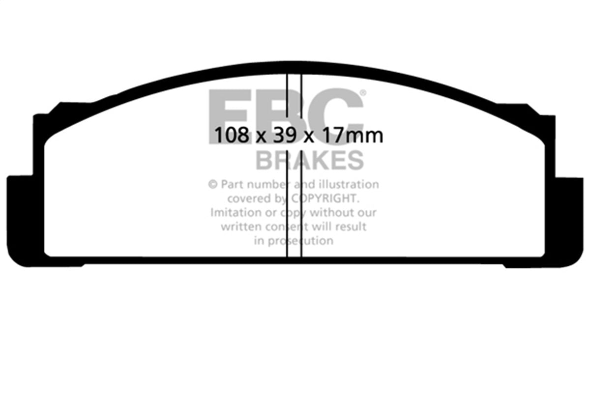 EBC Brakes - Greenstuff 2000 Series Sport Brake Pads - DP2116
