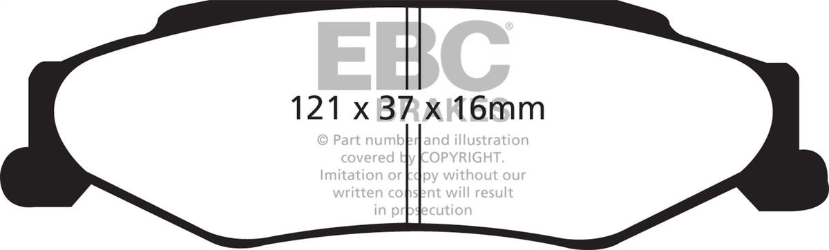 EBC Brakes - Bluestuff NDX Full Race Brake Pads - DP51160NDX