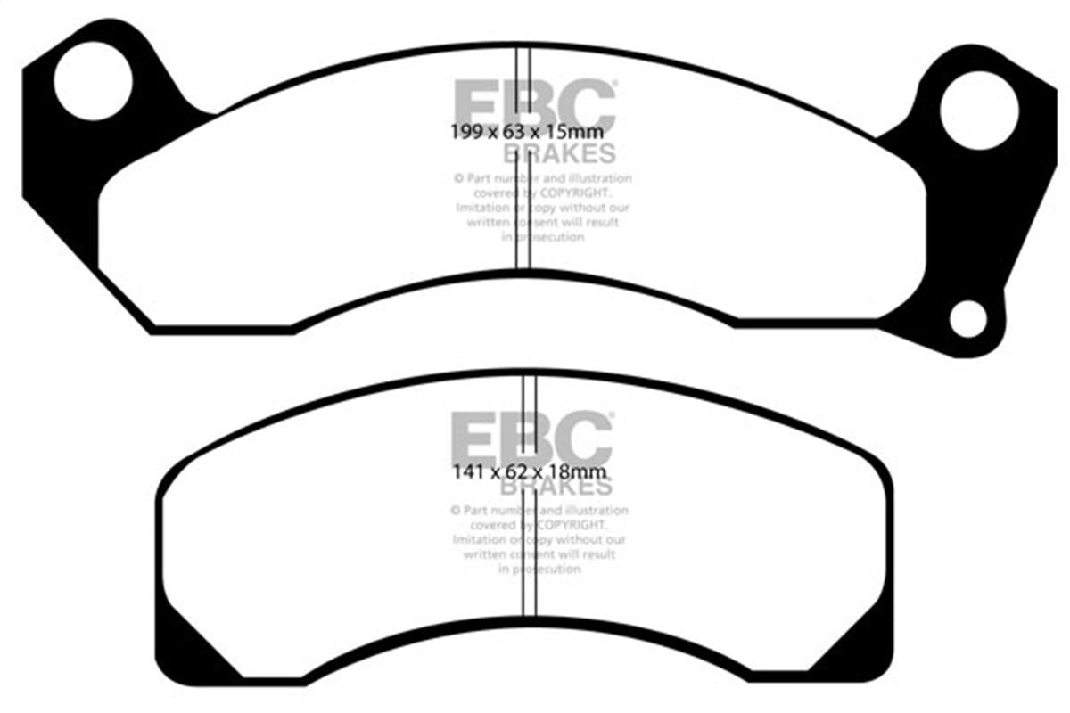 EBC Brakes - Ultimax OEM Replacement Brake Pads - UD200