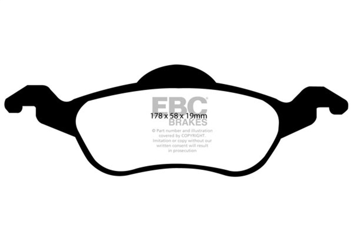EBC Brakes - Greenstuff 2000 Series Sport Brake Pads - DP21185