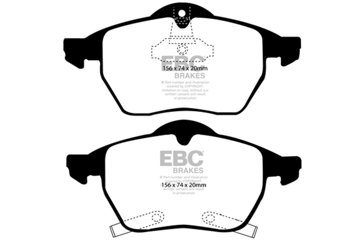 EBC Brakes - Ultimax OEM Replacement Brake Pads - UD800