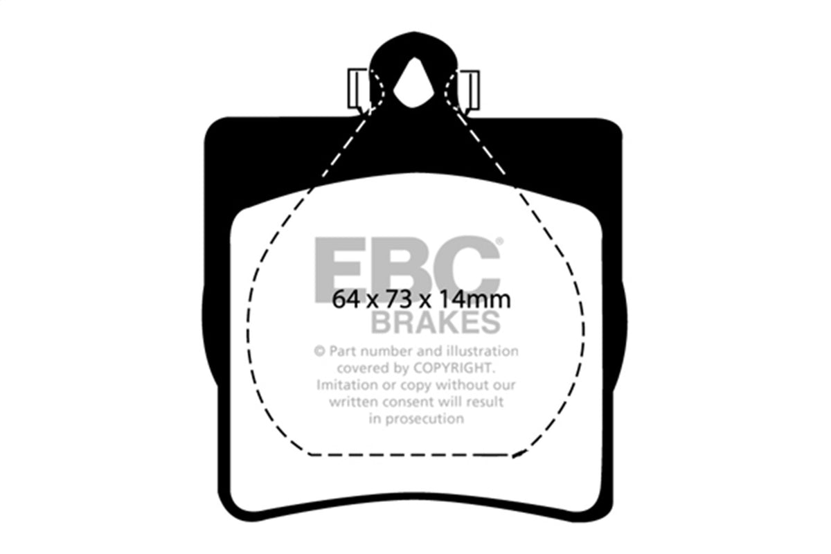 EBC Brakes - Greenstuff 2000 Series Sport Brake Pads - DP21191