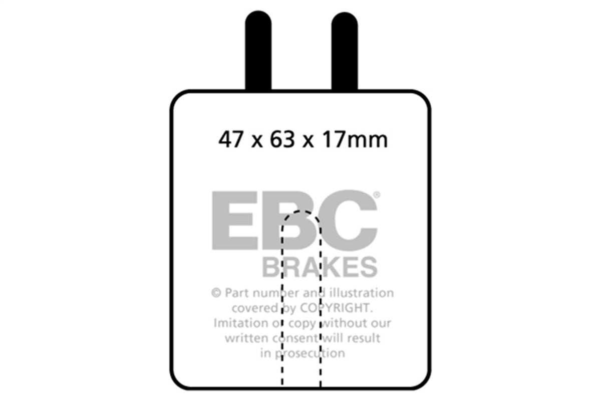 EBC Brakes - Greenstuff 2000 Series Sport Brake Pads - DP2120