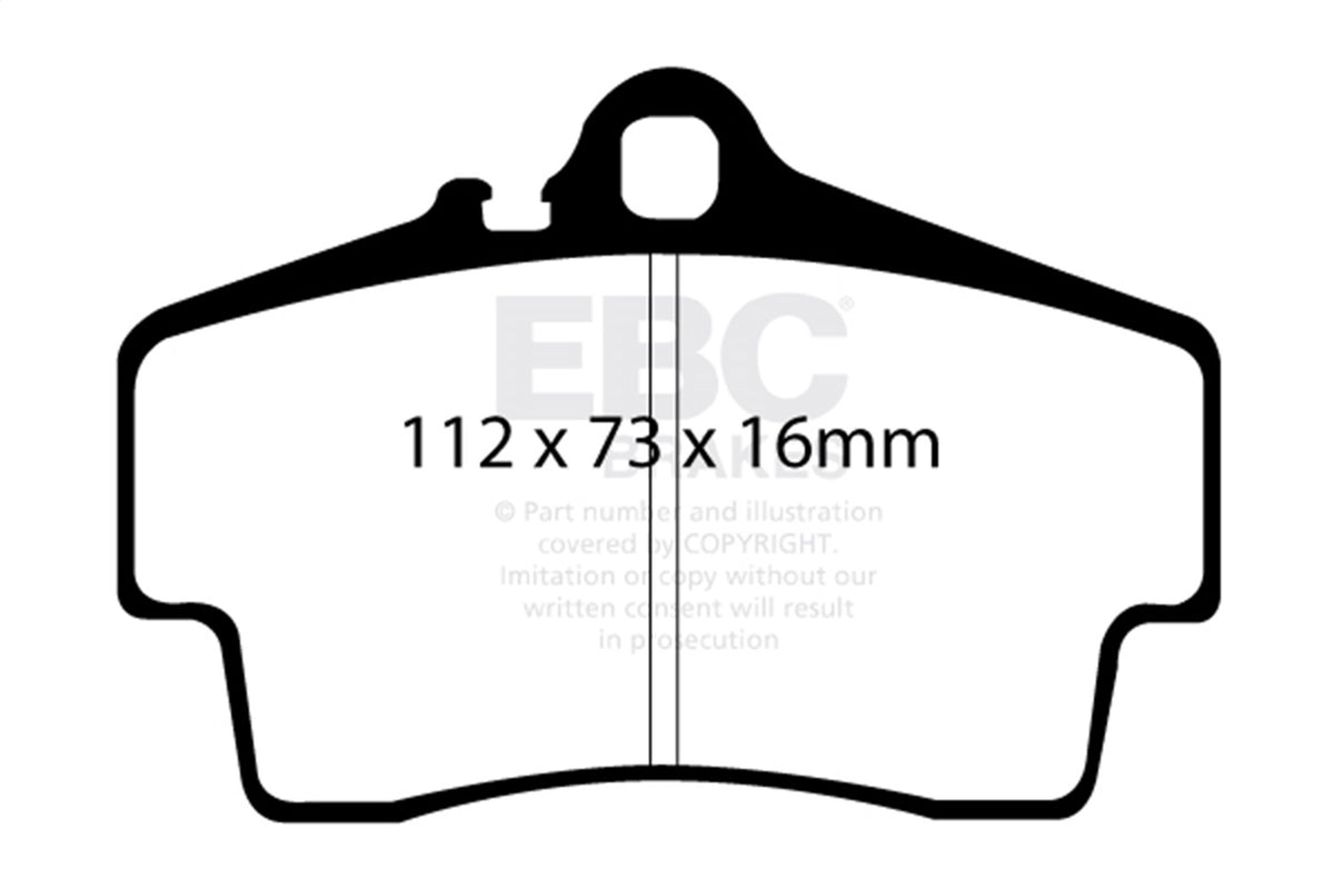 EBC Brakes - Yellowstuff Street And Track Brake Pads - DP41208R