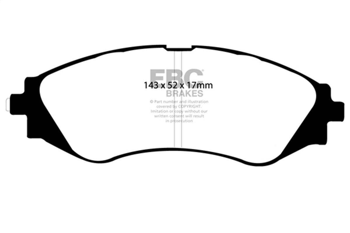 EBC Brakes - Ultimax OEM Replacement Brake Pads - UD797