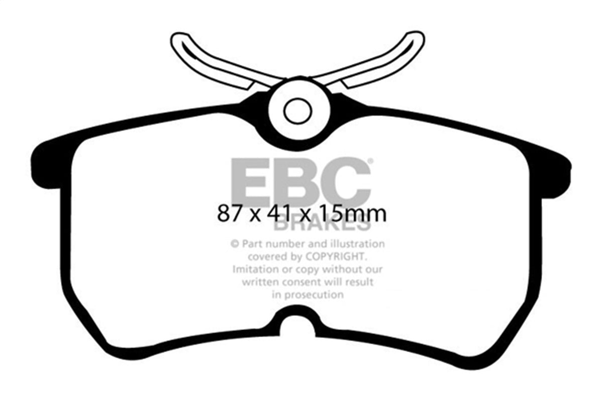 EBC Brakes - Yellowstuff Street And Track Brake Pads - DP41218R