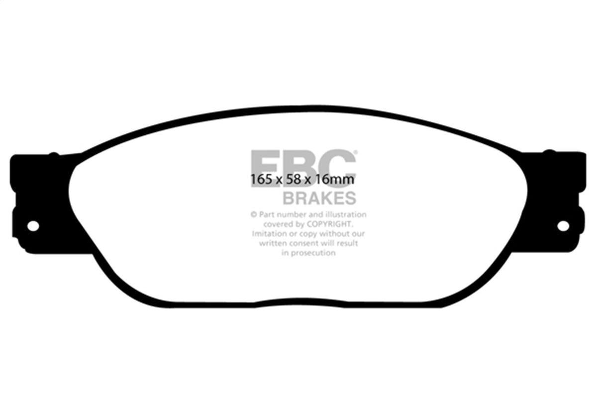 EBC Brakes - Greenstuff 2000 Series Sport Brake Pads - DP21220/2