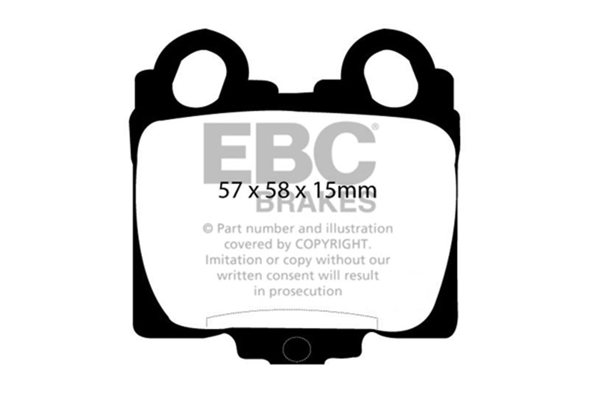 EBC Brakes - Yellowstuff Street And Track Brake Pads - DP41224R