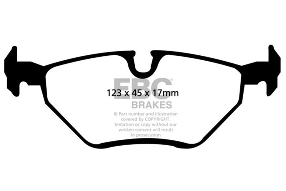 EBC Brakes - Greenstuff 2000 Series Sport Brake Pads - DP21289