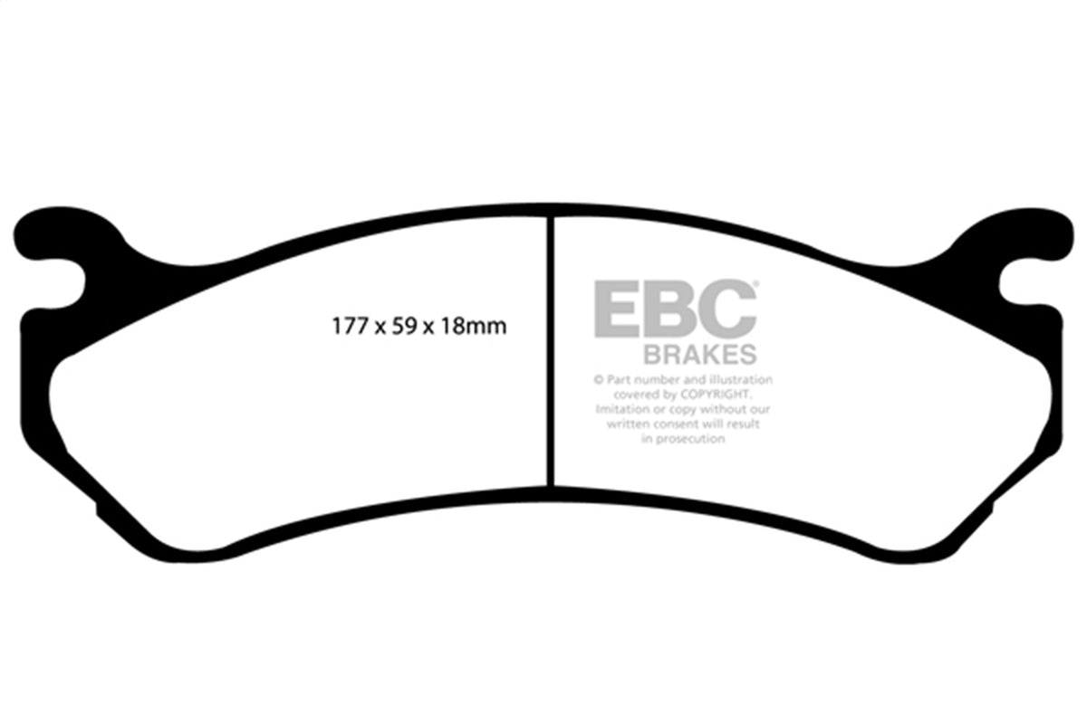 EBC Brakes - 6000 Series Greenstuff Truck/SUV Brakes Disc Pads - DP61304