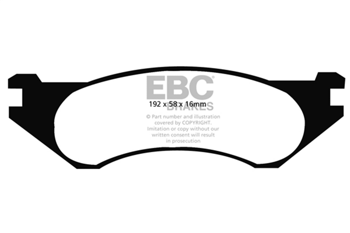 EBC Brakes - Ultimax OEM Replacement Brake Pads - UD758