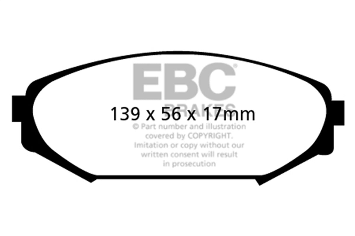 EBC Brakes - 6000 Series Greenstuff Truck/SUV Brakes Disc Pads - DP61311