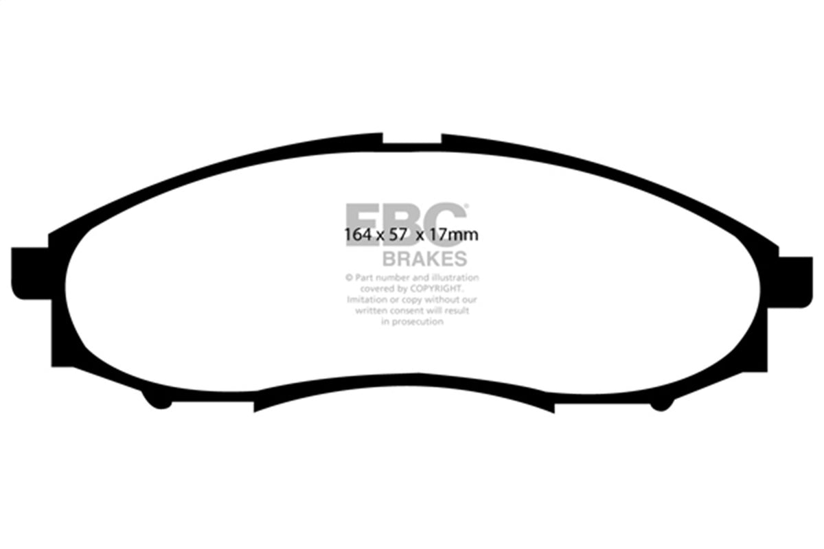 EBC Brakes - 6000 Series Greenstuff Truck/SUV Brakes Disc Pads - DP61316