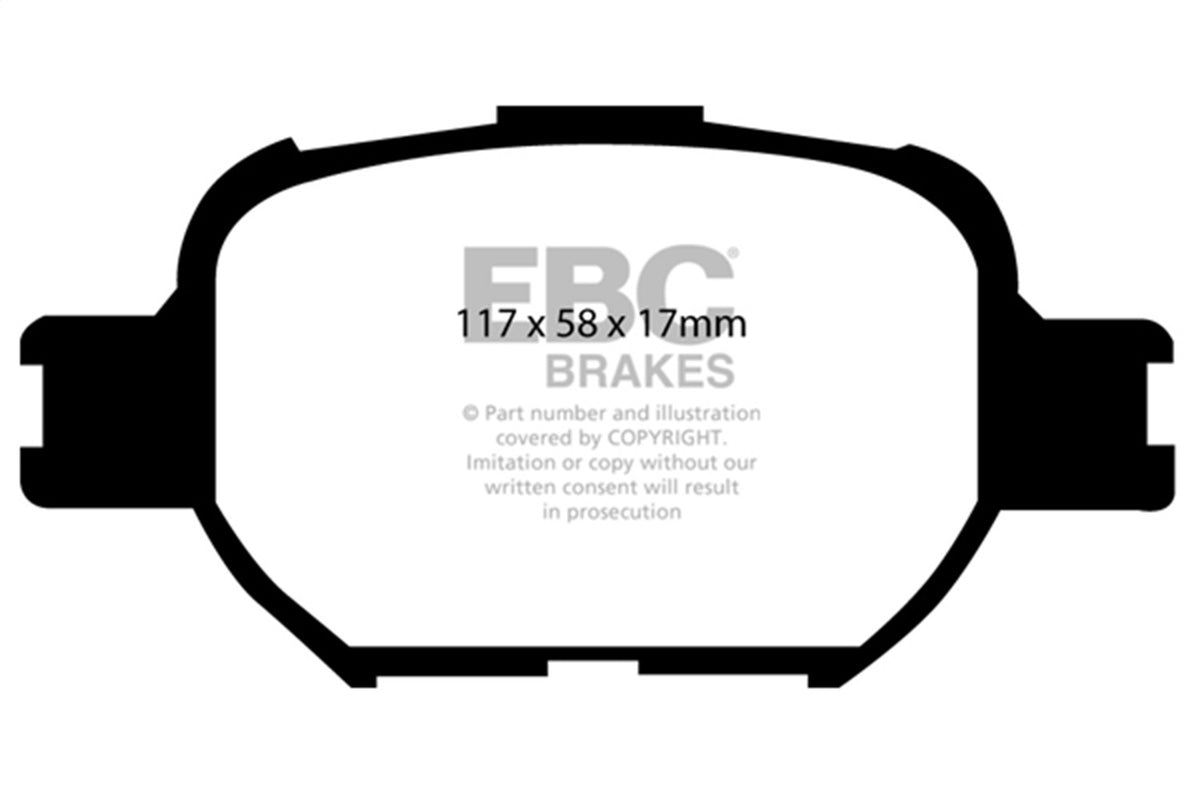 EBC Brakes - Yellowstuff Street And Track Brake Pads - DP41325R