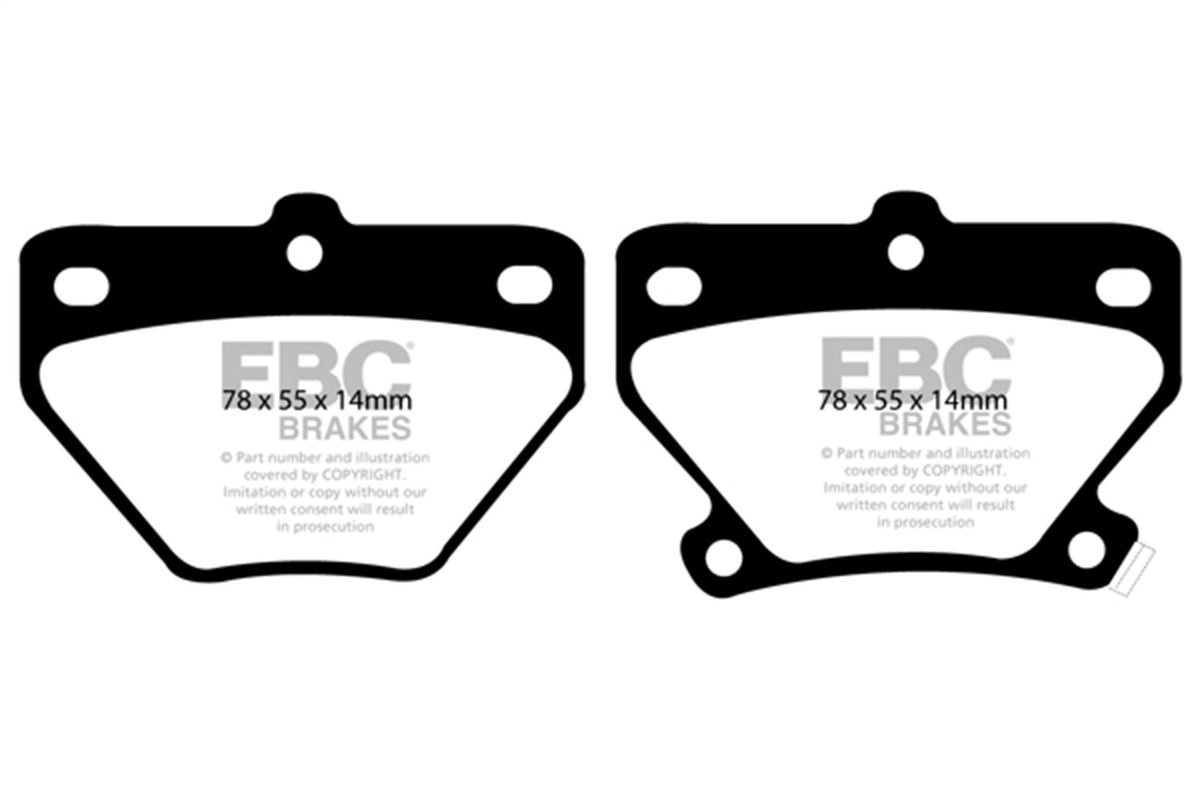 EBC Brakes - Greenstuff 2000 Series Sport Brake Pads - DP21326