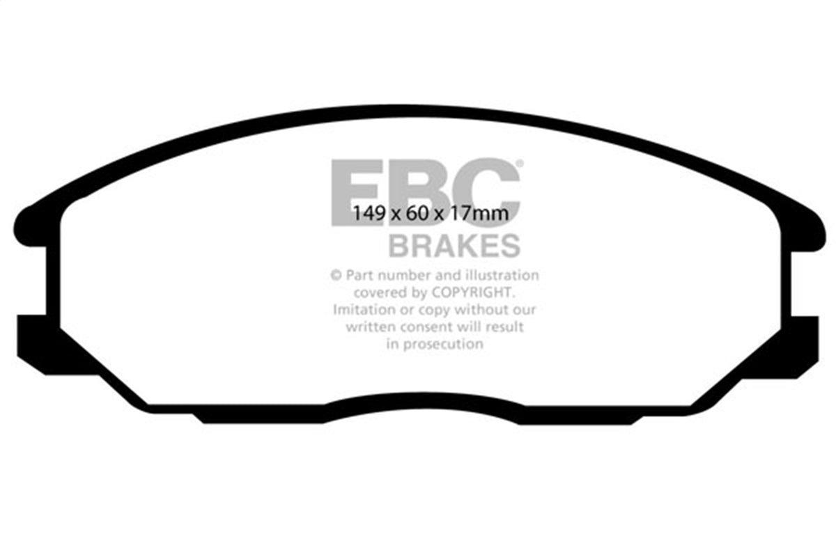 EBC Brakes - 6000 Series Greenstuff Truck/SUV Brakes Disc Pads - DP61332