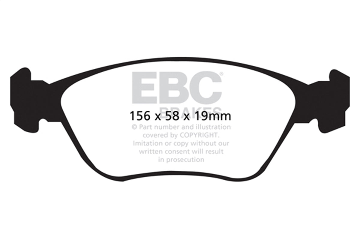EBC Brakes - Yellowstuff Street And Track Brake Pads - DP41362R