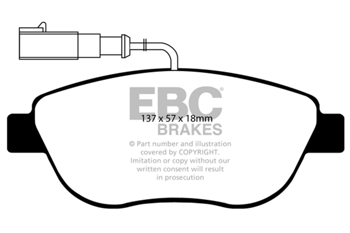 EBC Brakes - Greenstuff 2000 Series Sport Brake Pads - DP21383