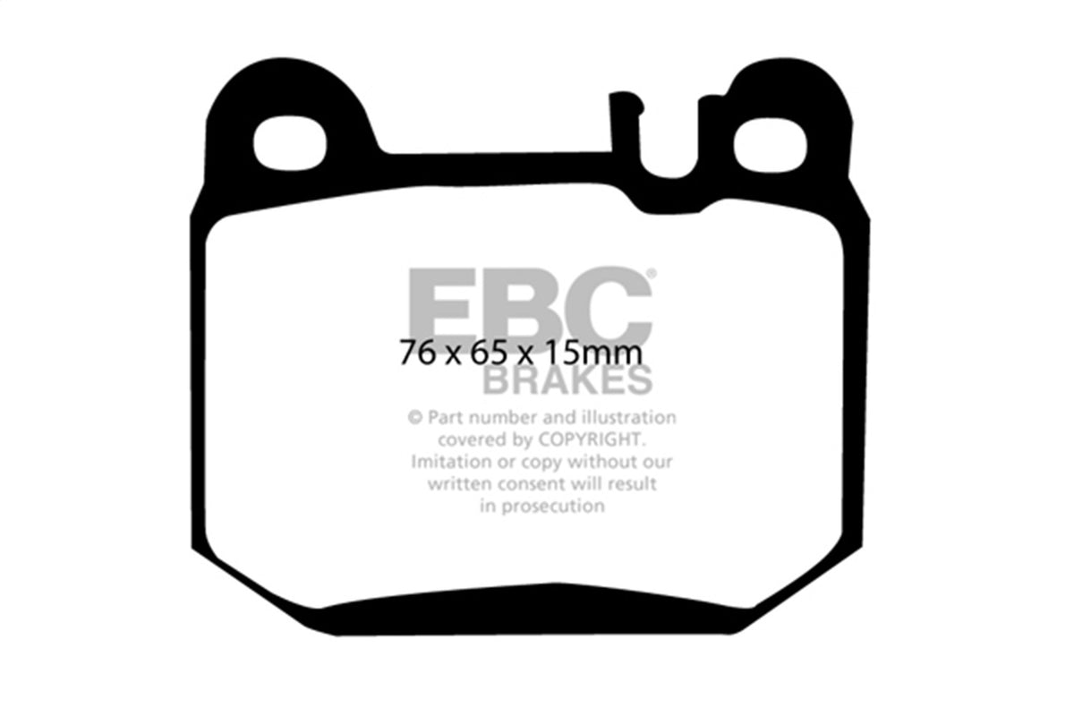EBC Brakes - Yellowstuff Street And Track Brake Pads - DP41395R