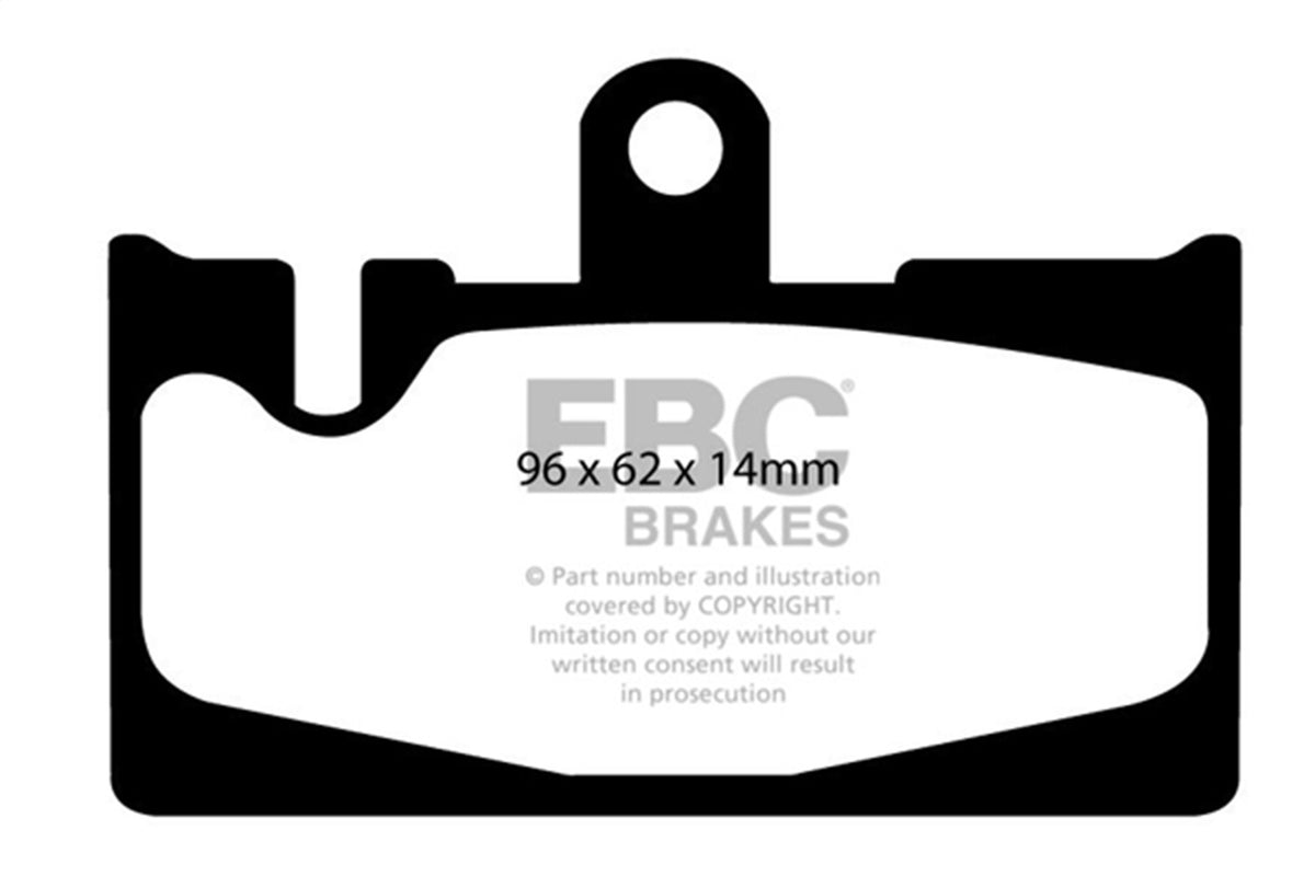 EBC Brakes - Redstuff Ceramic Low Dust Brake Pads - DP31397C